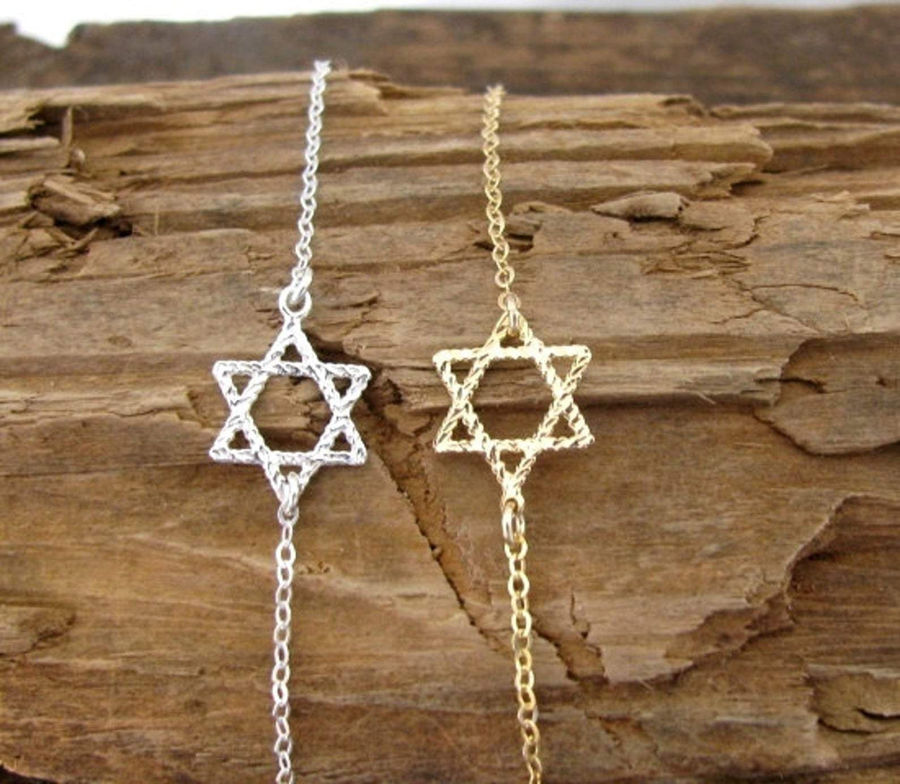 Mini Maxi - Dainty Star of David Bracelet - Gold or Silver - ModernTribe
