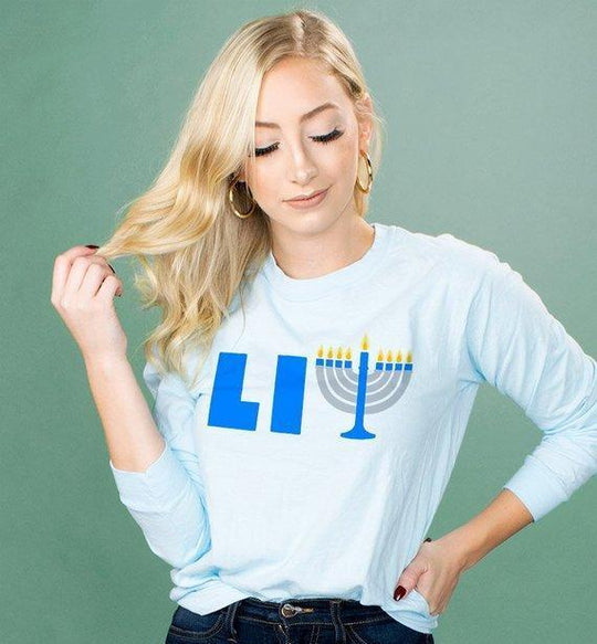 Hanukkah LIT Long Sleeve T-Shirt - Unisex