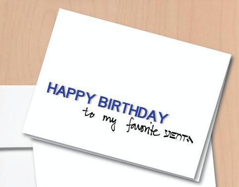 Silly Reggie Card Happy Birthday to My Favorite Yenta Card