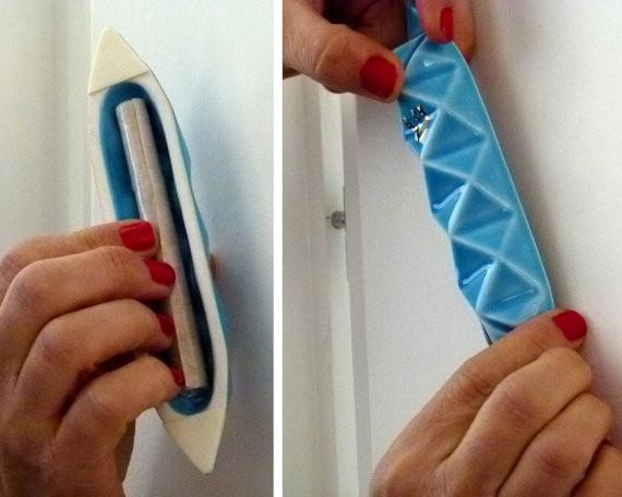 Studio Armadillo - Origami Mezuzah - Blue - ModernTribe