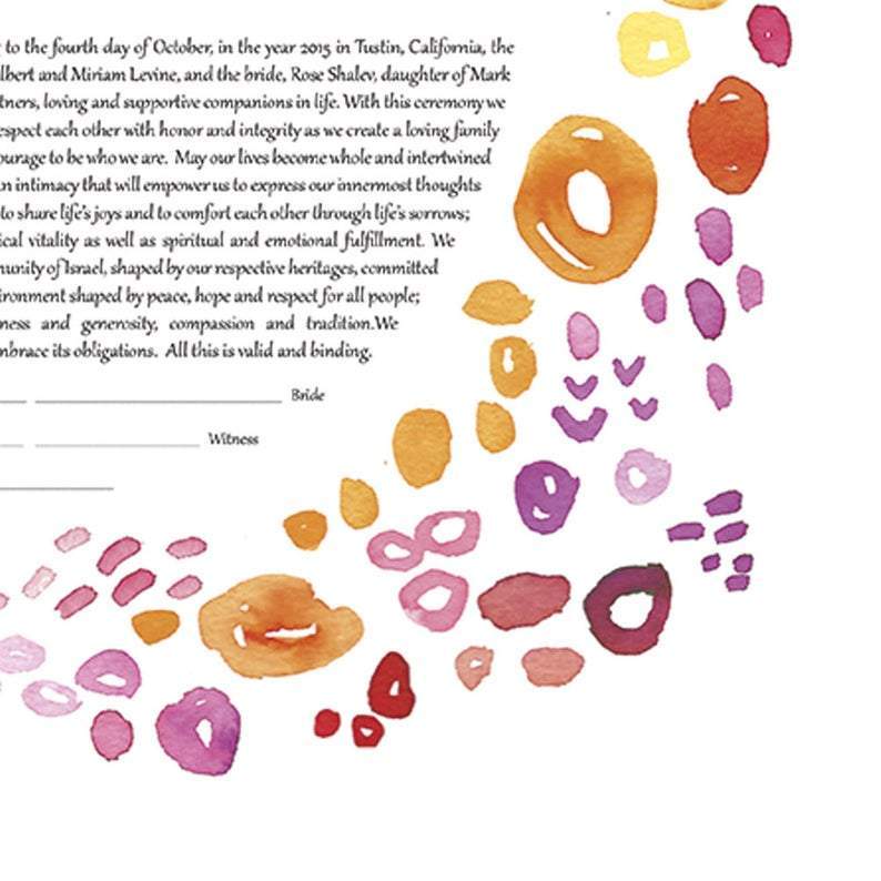 Susie Lubell - Poem Ketubah by Susie Lubell - ModernTribe