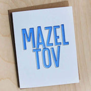WishboneLetterpress Card Mazel Tov Letterpress Card - Set of 6