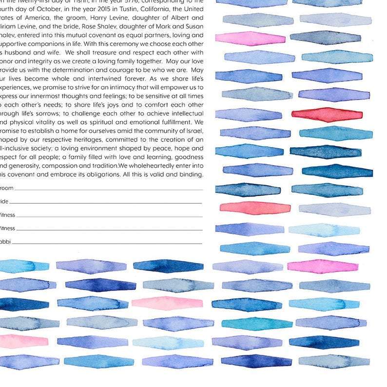 Susie Lubell - Resonance Ketubah by Susie Lubell - ModernTribe