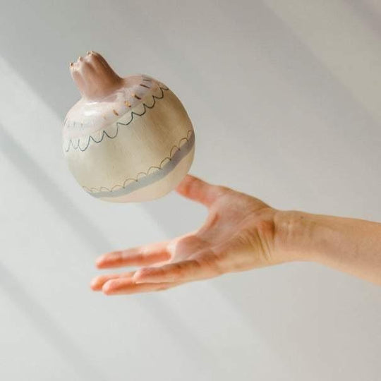 Blush Pomegranate Sculpture by SIND Studio