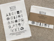 Fount Paper Tea Towels Nosh: Jewish Food A-Z Ashkenazi Tea Towel