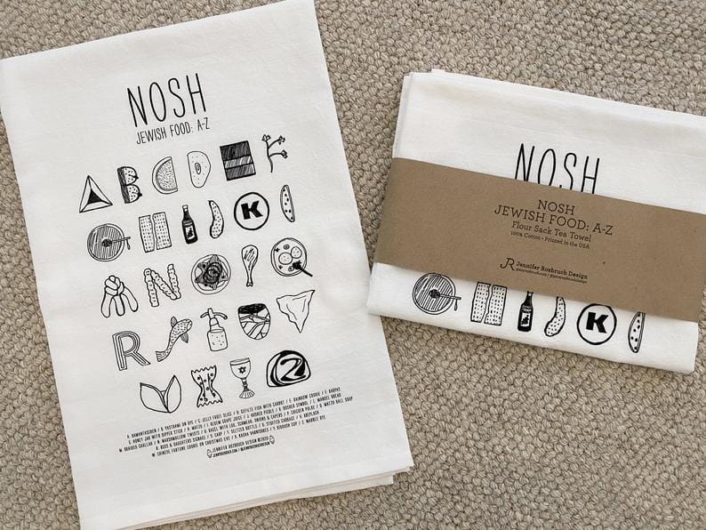 Jenny Rozbruch - Nosh: Jewish Food A - Z Ashkenazi Tea Towel - ModernTribe
