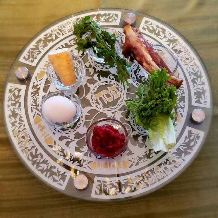 Jennifer Kaplan Designs - Papercut Spring Decor Seder Plate - ModernTribe