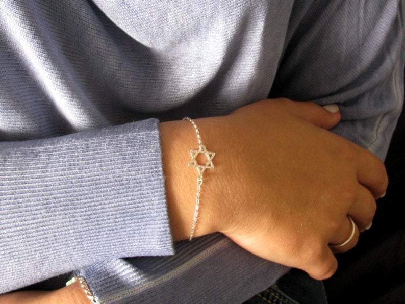 Mini Maxi - Dainty Star of David Bracelet - Gold or Silver - ModernTribe
