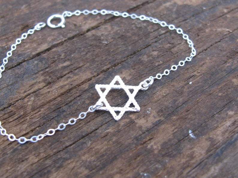 Mini Maxi - Dainty Star of David Bracelet - Gold or Silver - ModernTribe