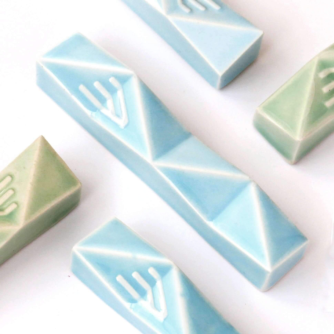 Studio Armadillo - Light Blue Studio Armadillo Mezuzah - ModernTribe