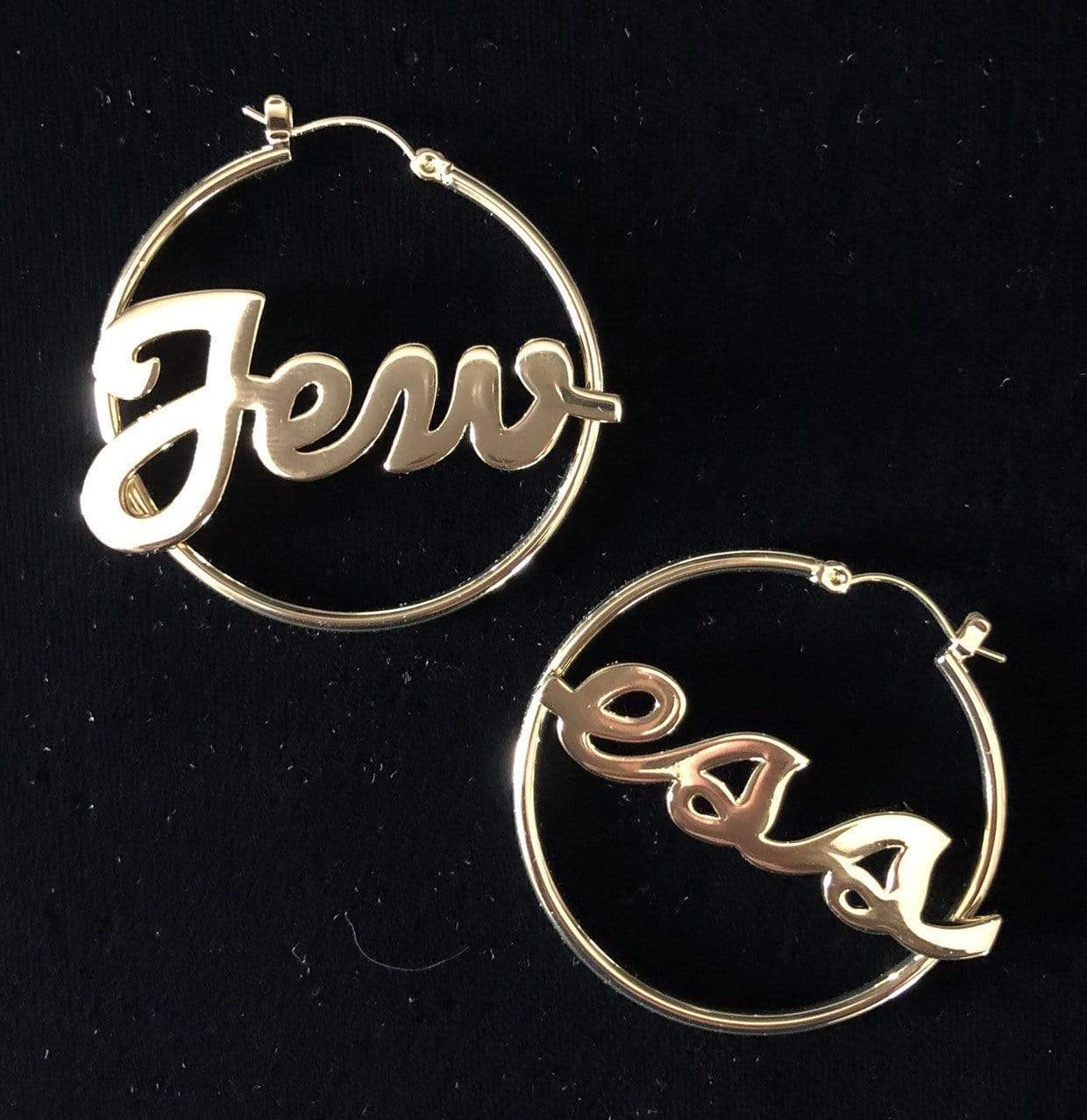 2Jewesses Designs - Jewess Hoop Earrings - 14k Gold - ModernTribe