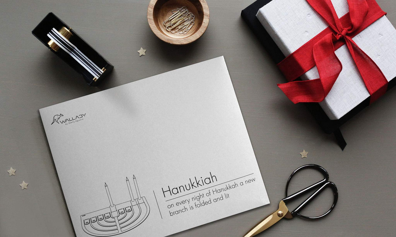 Studio Wallaby - Flat Modern Hanukkiah - ModernTribe