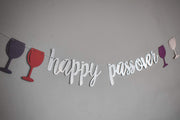 The KitCut Decor Happy Passover Glitter Banner