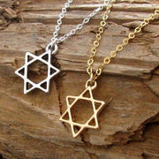 Mini Maxi Necklaces Dainty Gold or Silver Star of David Necklace