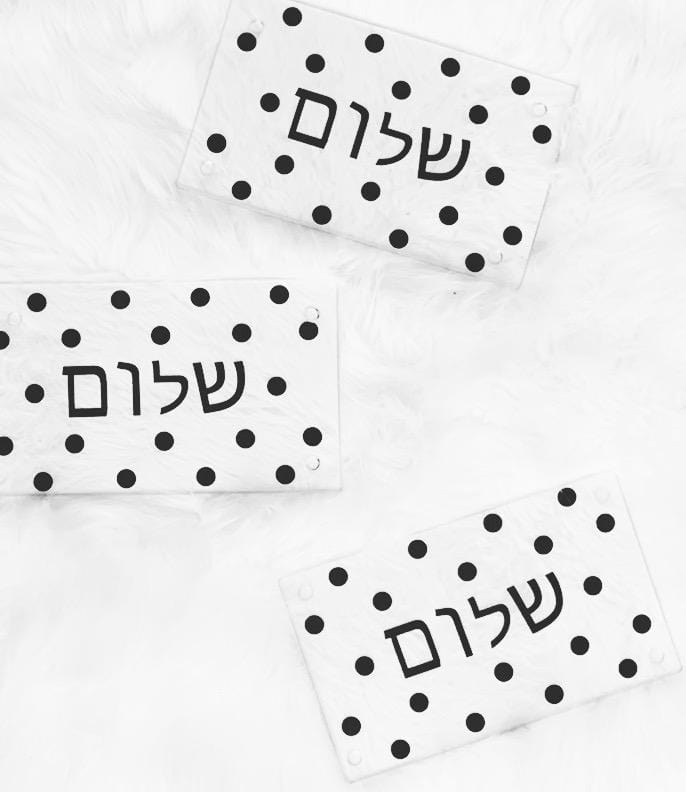 Love & Latkes - Polka Dot Candle Drip Tray - ModernTribe