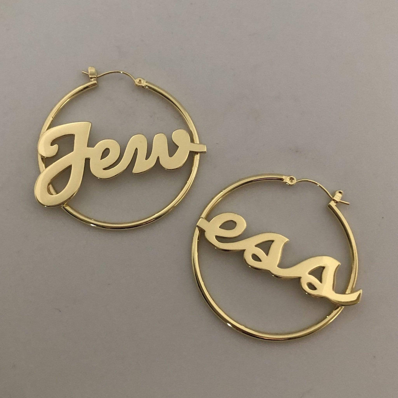 2Jewesses Designs - Jewess Hoop Earrings - 14k Gold - ModernTribe