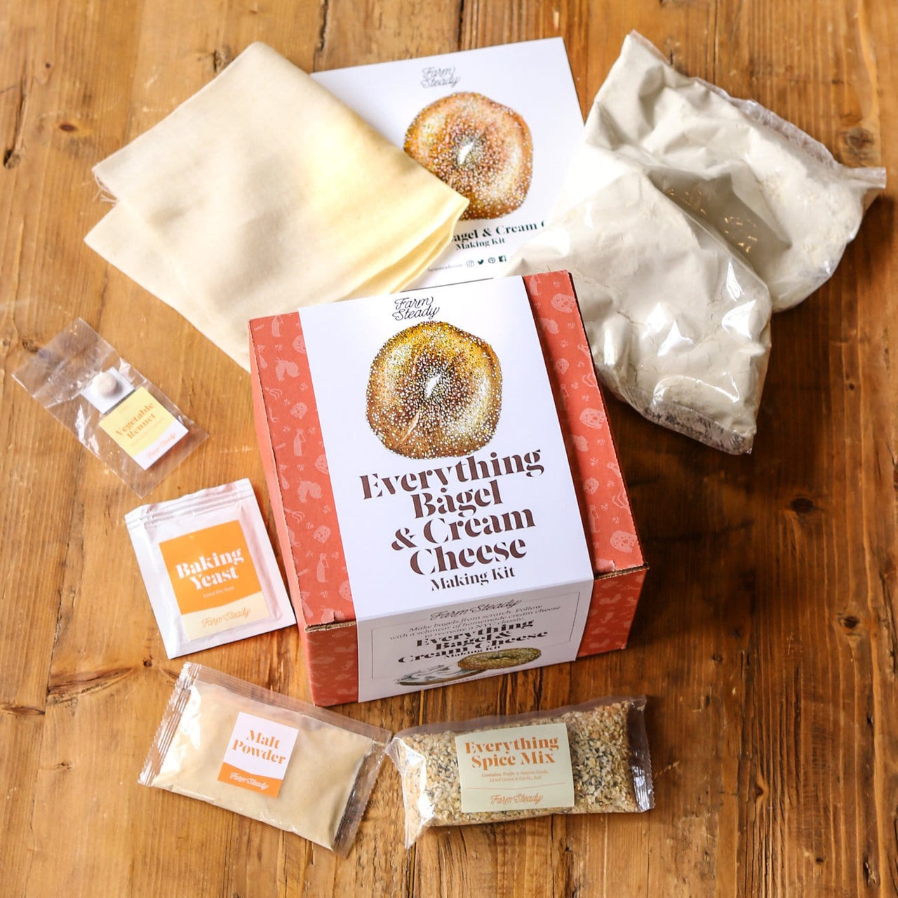 Farm Steady - Everything Bagel and Cream Cheese Making Kit - ModernTribe