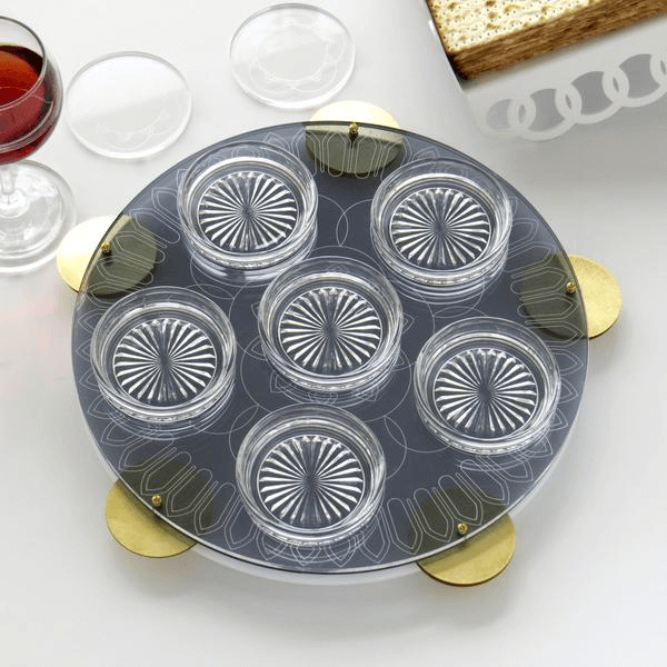Studio Armadillo - Miriam's Tambourine Seder Plate by Studio Armadillo - ModernTribe