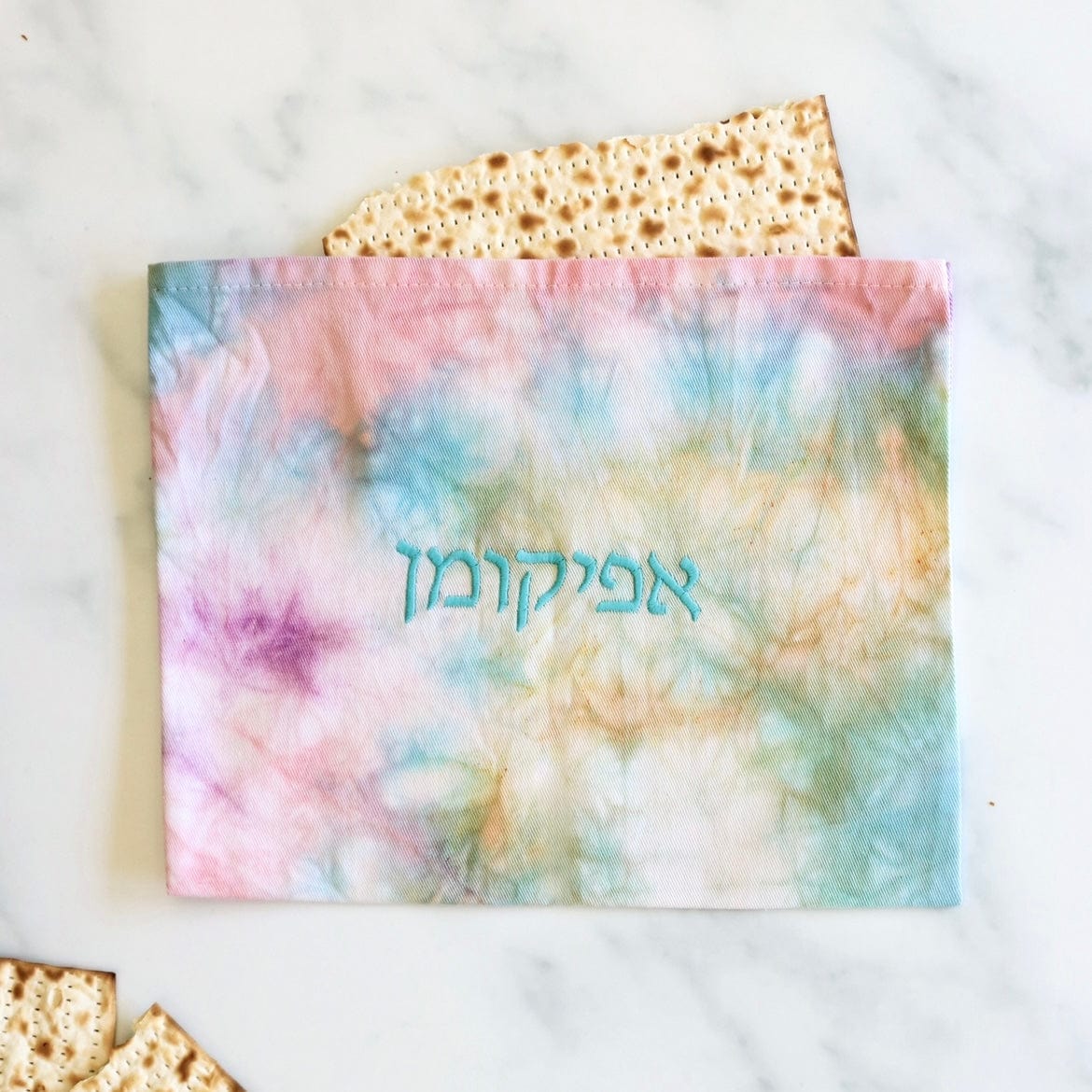 ModernTribe - Pastel Rainbow Tie Dye Afikomen Bag - ModernTribe