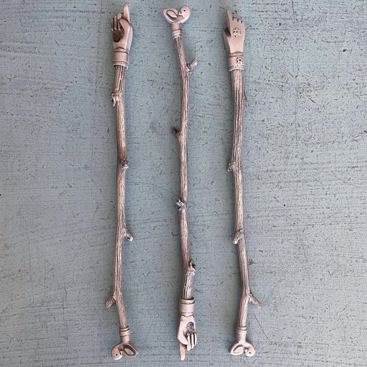 Emily Rosenfeld - Pewter Branch Yad by Emily Rosenfeld - ModernTribe