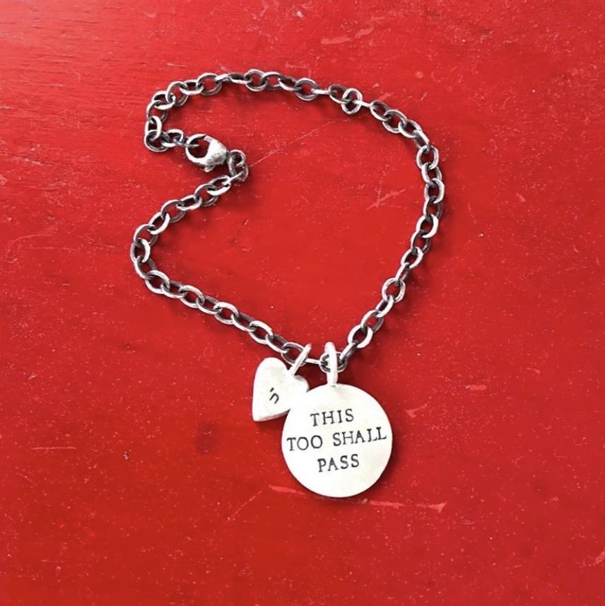 Emily Rosenfeld - This Too Shall Pass Sterling Silver Bracelet by Emily Rosenfeld - ModernTribe