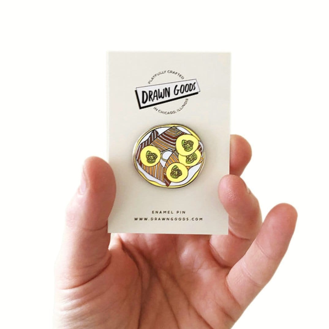 Drawn Goods Brooches & Pins Tan Lox of Love Pin