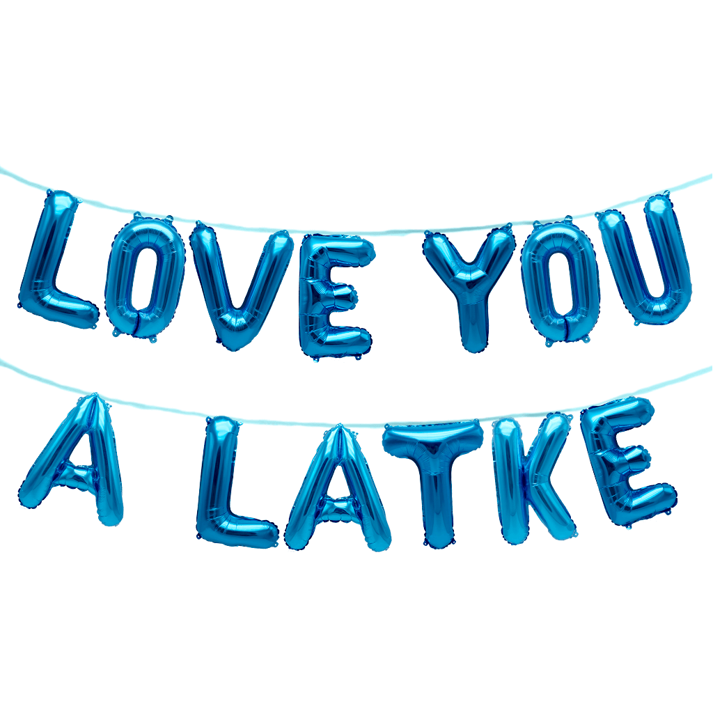 Instaballoons Decorations Love You a Latke Balloon Banner