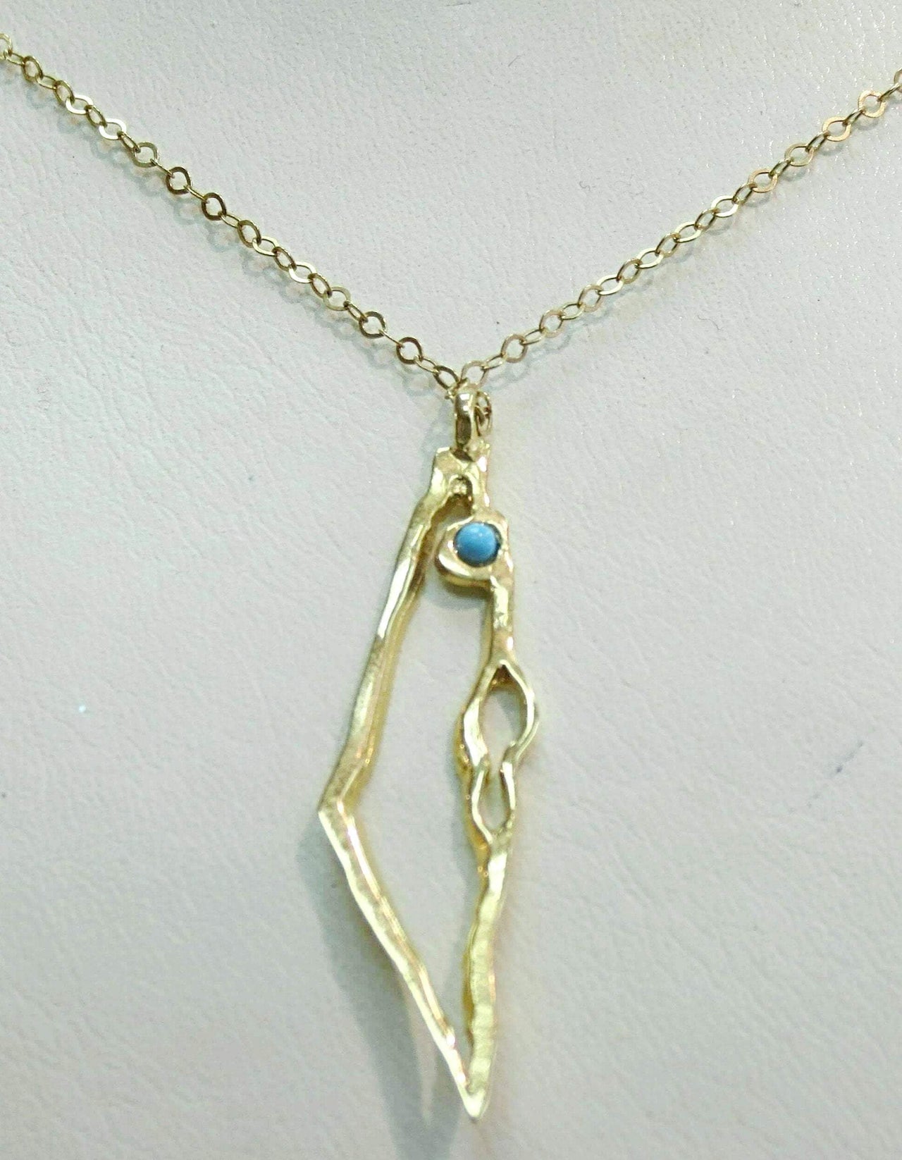 Lior Jewelry - Israel Map Necklace - Gold or Silver - ModernTribe