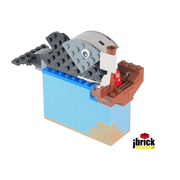 jbrick Tzedakah Boxes Jonah the Whale Kit Made with LEGO® Bricks