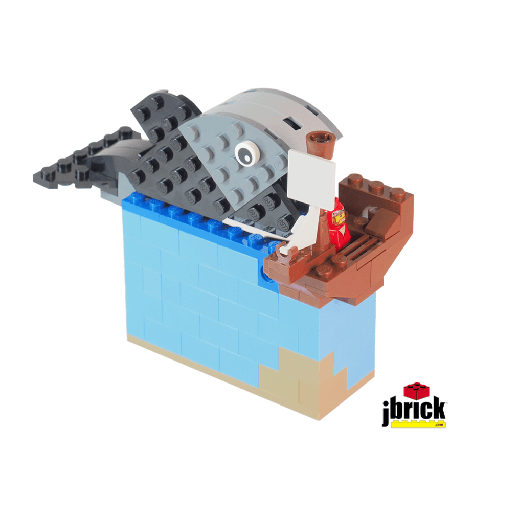jbrick - Jonah and the Whale Tzedakah Box Kit Made with LEGO® Bricks - ModernTribe