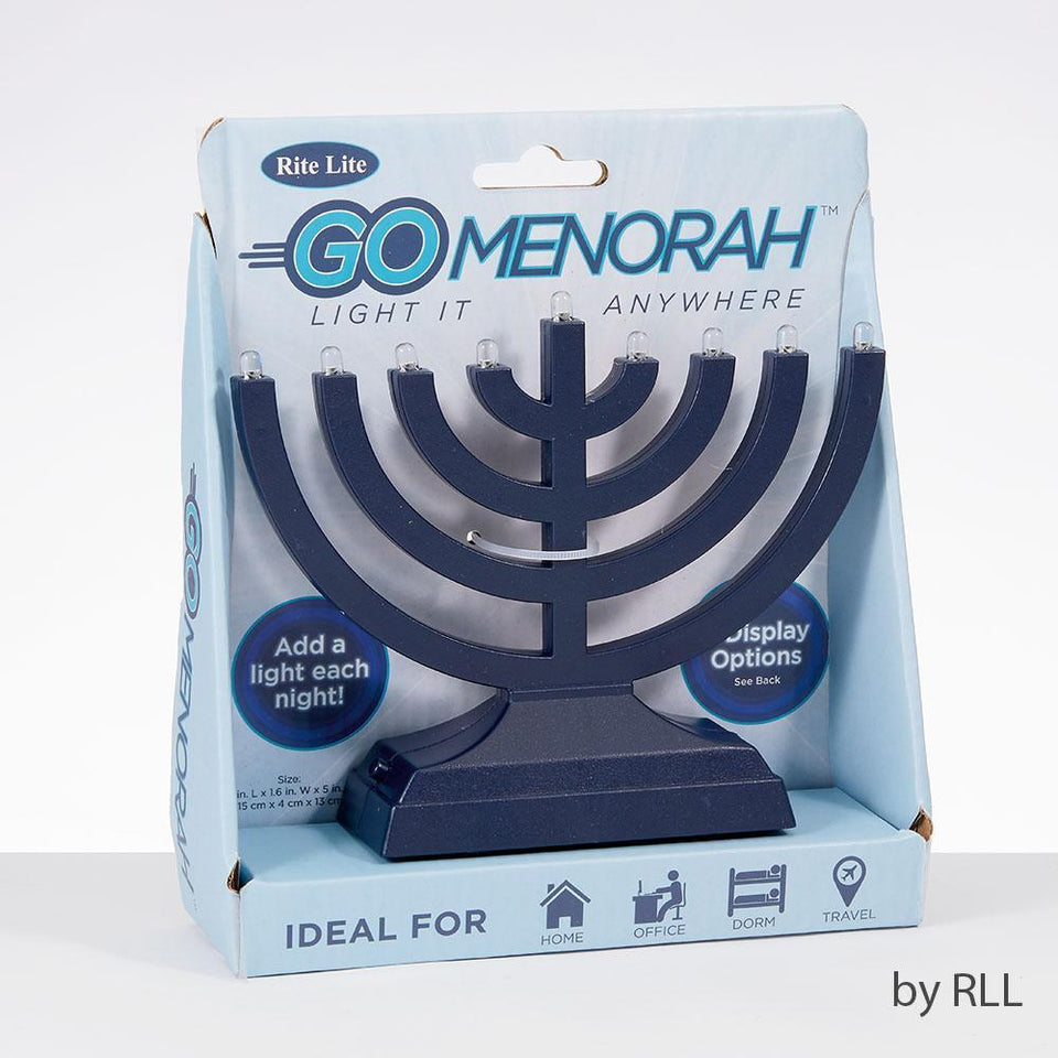 Rite Lite - Go Menorah™ - Light It Anywhere, Navy - ModernTribe