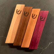 The Knotty Dane Mezuzahs Modern Hardwood Mezuzah - Choice of Color