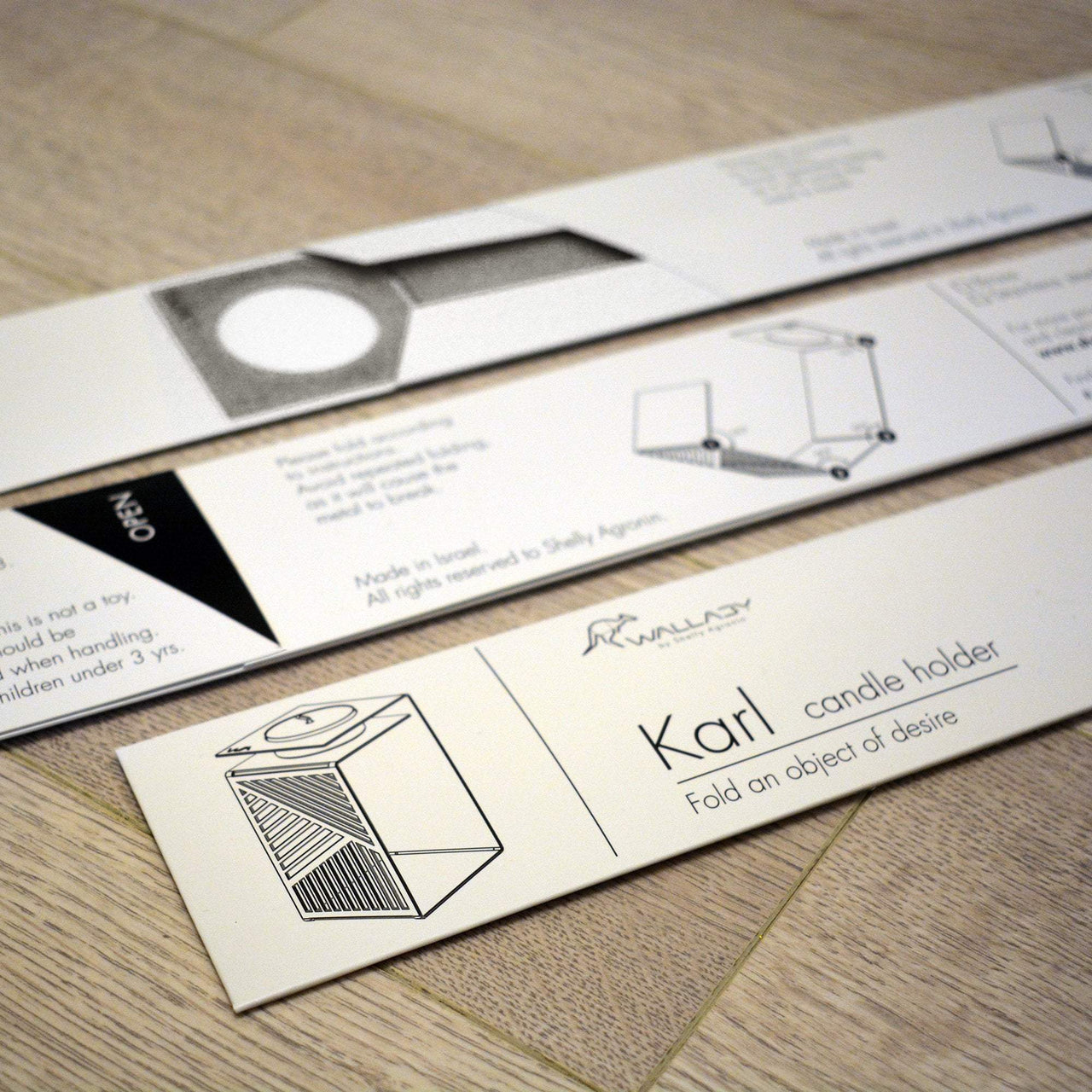 Studio Wallaby - Karl Shabbat Candlesticks Set by Studio Wallaby - Steel - ModernTribe