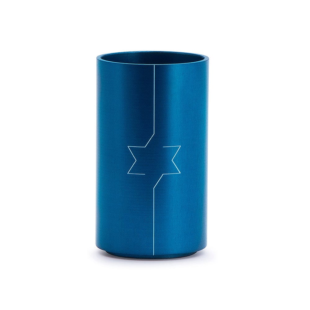 Chai Modern - Meshuggeneh Kiddush Cup - Blue - ModernTribe
