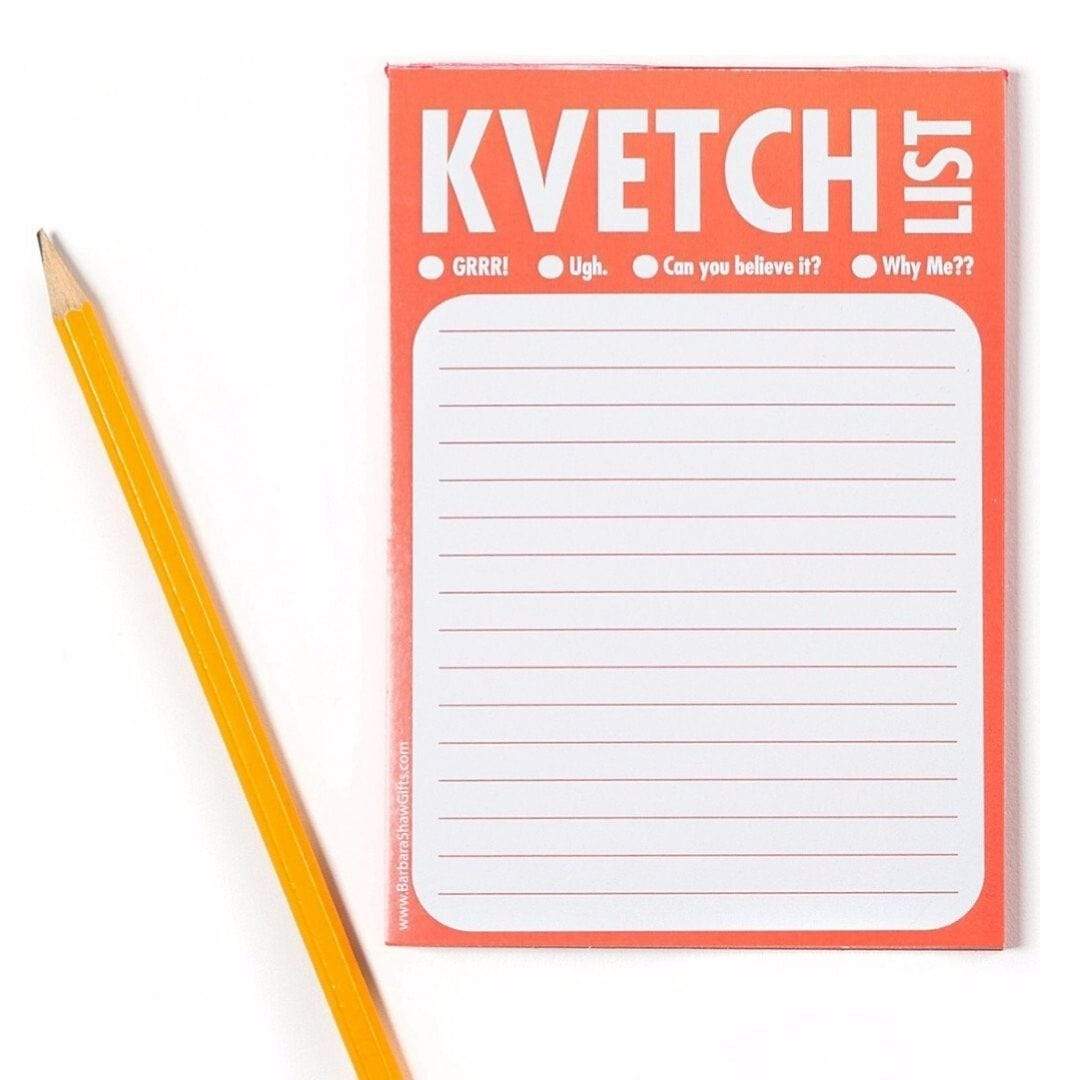 Barbara Shaw Desk & Office Accessories Kvetch Kvetch Notepad