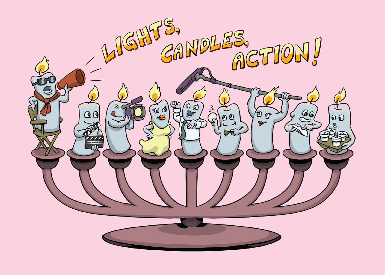 Menschions - Reunited Hanukkah Cards - Box of 4 - ModernTribe