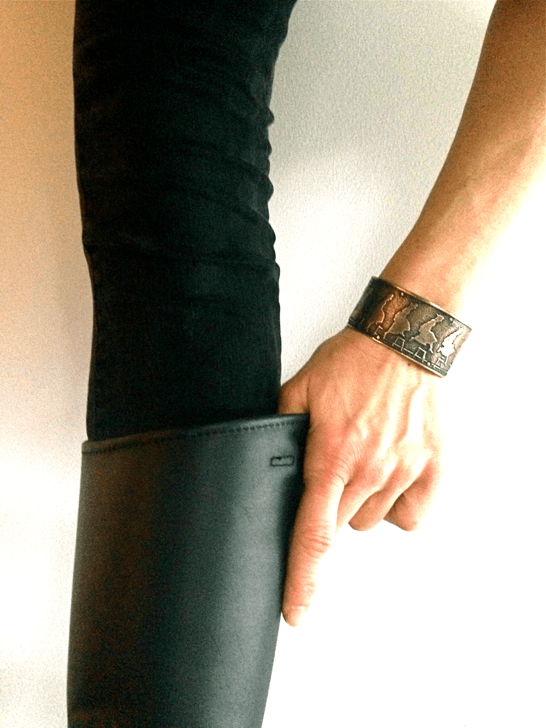 Marla Studio - Leap of Faith Bronze Cuff Bracelet by Marla Studio - ModernTribe
