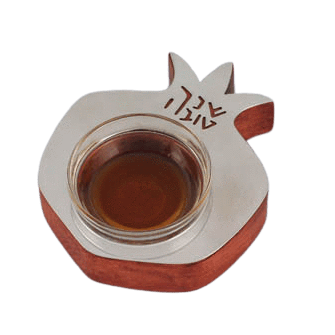 Shraga Landesman - Steel and Wood Honey Pomegranate Bowl - ModernTribe