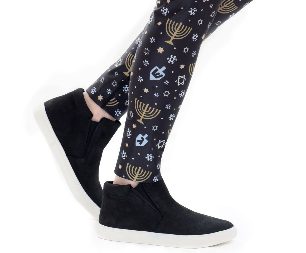 Midrash Manicures - Hanukkah High - Performance Leggings - ModernTribe