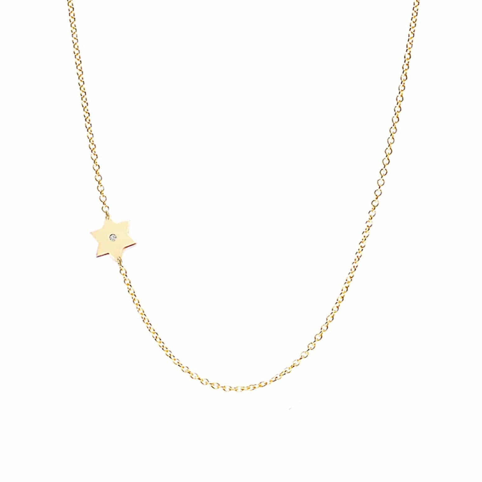 Miriam Merenfeld Jewelry Necklaces Gold Classic Star of David Necklace - Gold-Plated