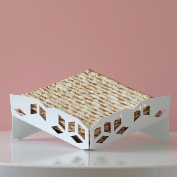 Studio Armadillo - Elevated Geometric Matzah Tray/ Fruit Tray - ModernTribe