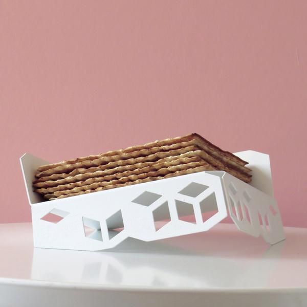 Studio Armadillo - Elevated Geometric Matzah Tray/ Fruit Tray - ModernTribe