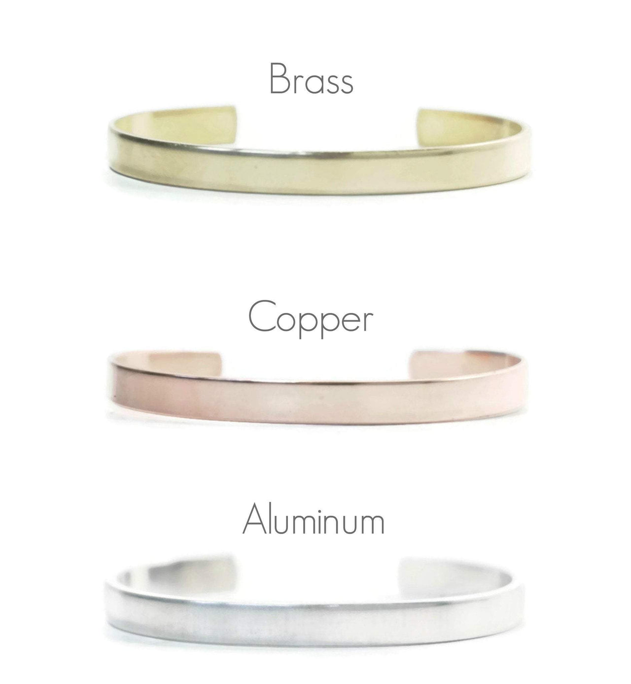 Everything Beautiful - This Too Shall Pass Hebrew Bracelet - Brass, Copper or Aluminum - ModernTribe