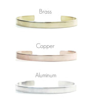 Everything Beautiful Bracelets Bashert Hebrew Bracelet - Copper, Brass or Aluminum