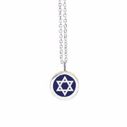 Auburn Jewelry Necklaces Mini Star of David Color Pendant Necklace - (Choice of Colors)