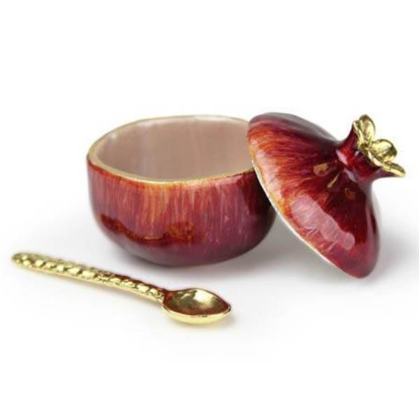 Quest Honey Dishes Red Mini Red Pomegranate Pot