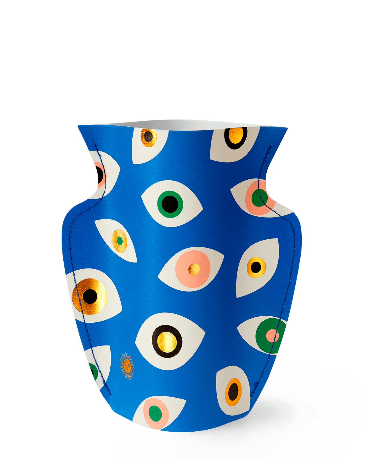 Octaevo - Blue Paper Evil Eye Vase by Octaevo - Large or Mini - ModernTribe