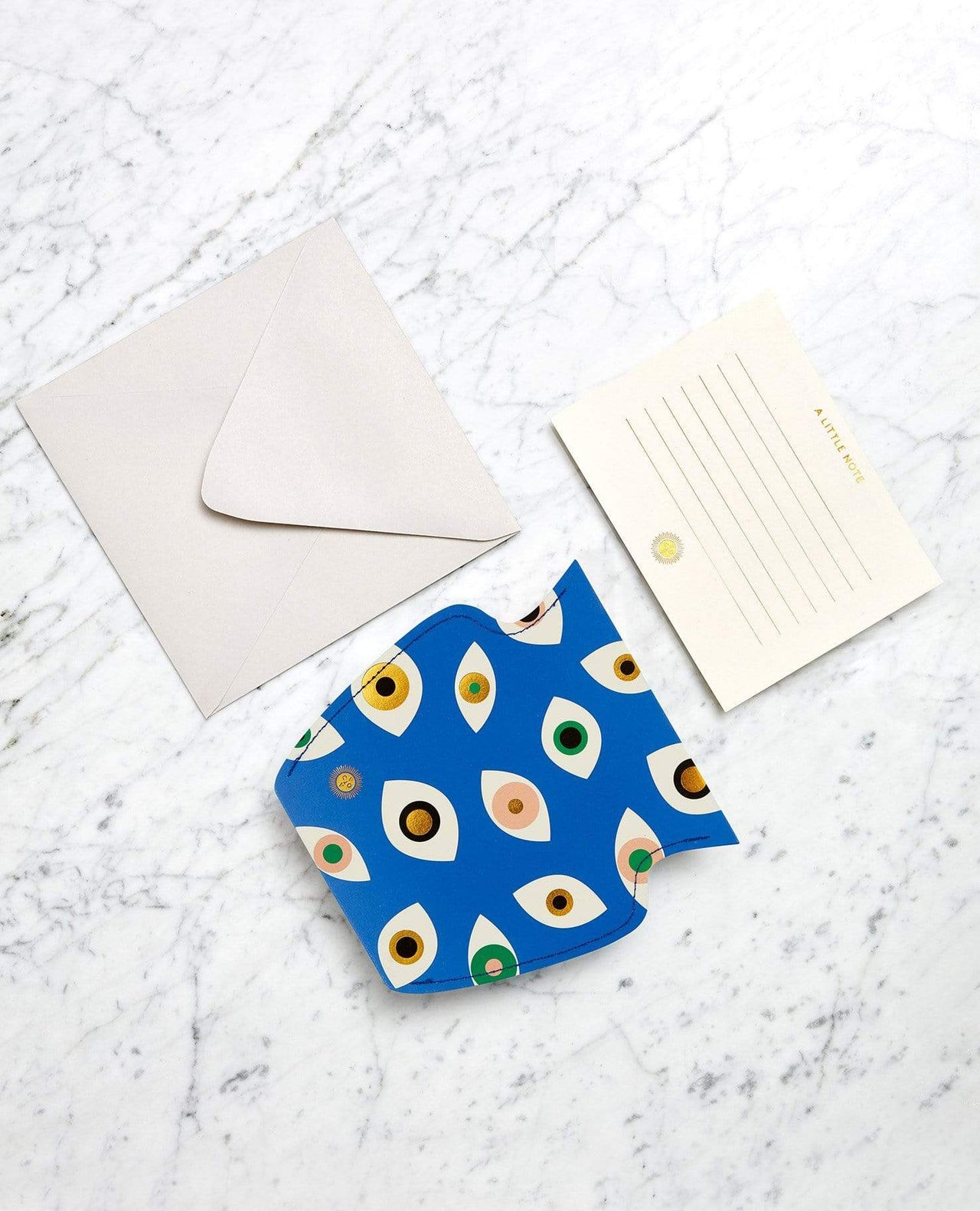 Octaevo - Blue Paper Evil Eye Vase by Octaevo - Large or Mini - ModernTribe