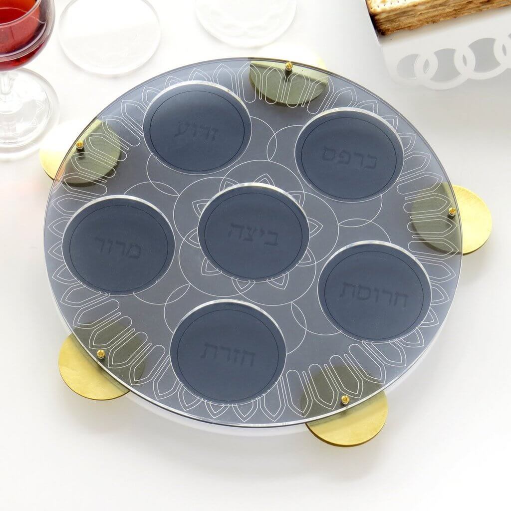 Studio Armadillo - Miriam's Tambourine Seder Plate by Studio Armadillo - ModernTribe