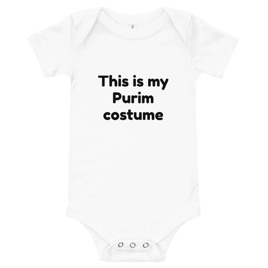 Purim Costume Baby Onesie - Size 3-6M